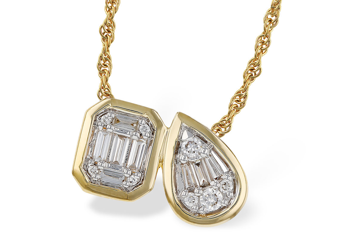 C320-35420: NECKLACE .17 BAG .25 TW