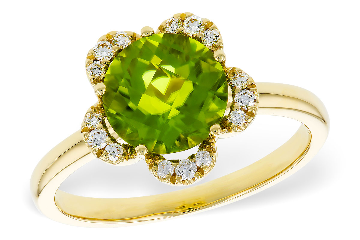 C320-36284: LDS RG 2.16 PERIDOT 2.28 TGW (8MM RD)