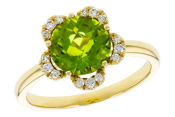 C320-36284: LDS RG 2.16 PERIDOT 2.28 TGW (8MM RD)
