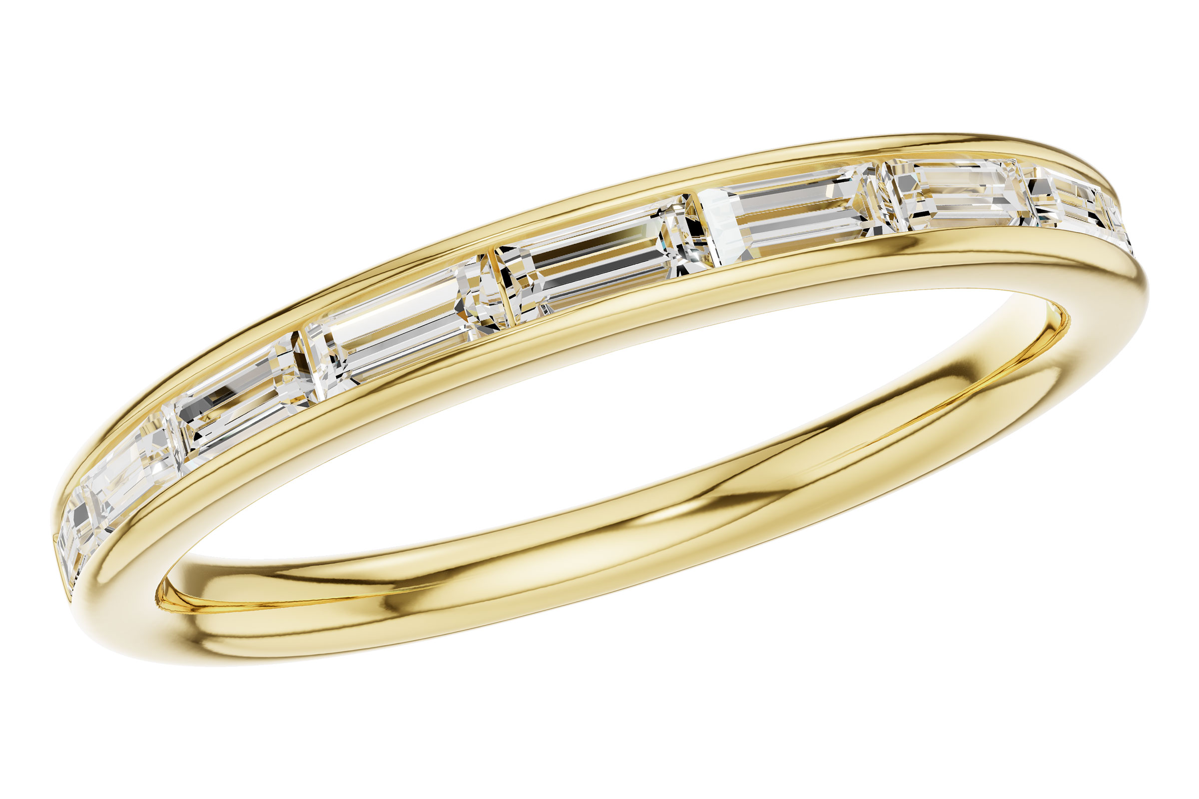 C321-19011: LDS DIA WED RG .44 TW BAGUETTES