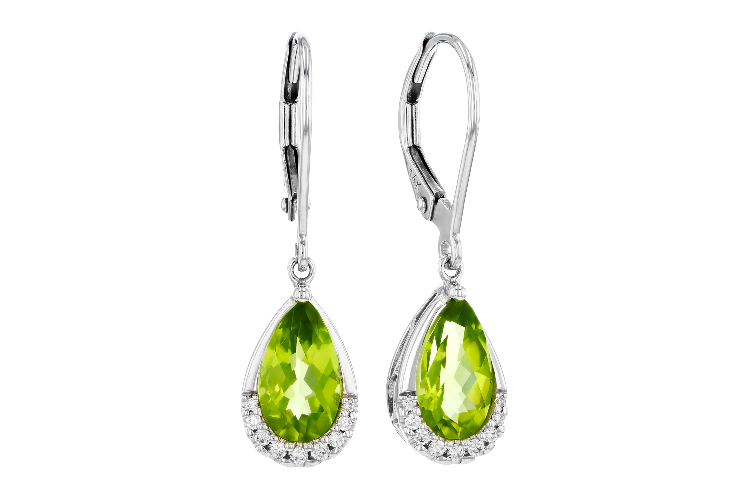C321-20829: EARR 1.85 PERIDOT 1.94 TGW (9x5MM PS)
