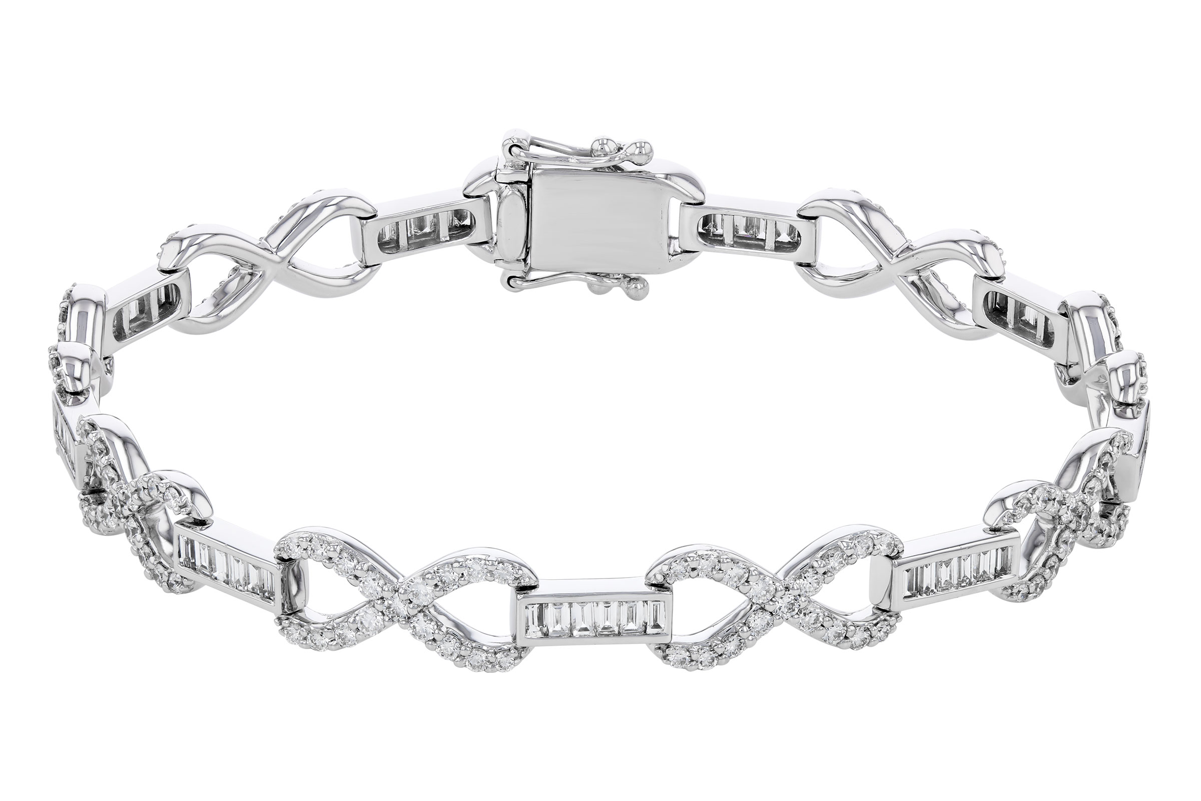 C321-20875: BRACELET 1.00 TW BAG 2.45 TW (7")