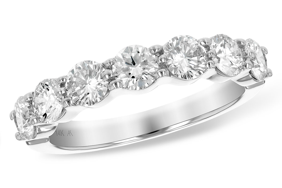 D138-51802: LDS DIA WED RG 1.50 TW (7 STONES)