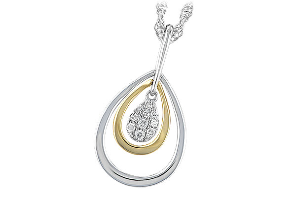 D229-40902: NECKLACE .04 TW