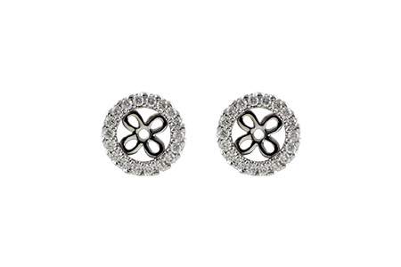 D233-04466: EARRING JACKETS .24 TW (FOR 0.75-1.00 CT TW STUDS)