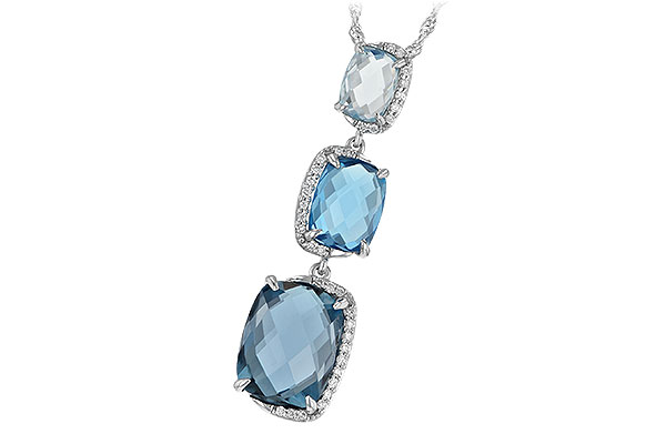 D233-98147: NECK 8.71 BLUE TOPAZ 8.89 TGW