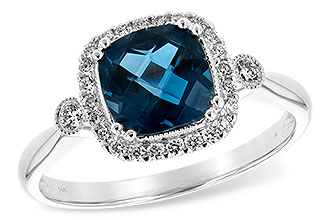 D234-83566: LDS RG 1.62 LONDON BLUE TOPAZ 1.78 TGW (7MM LBT)