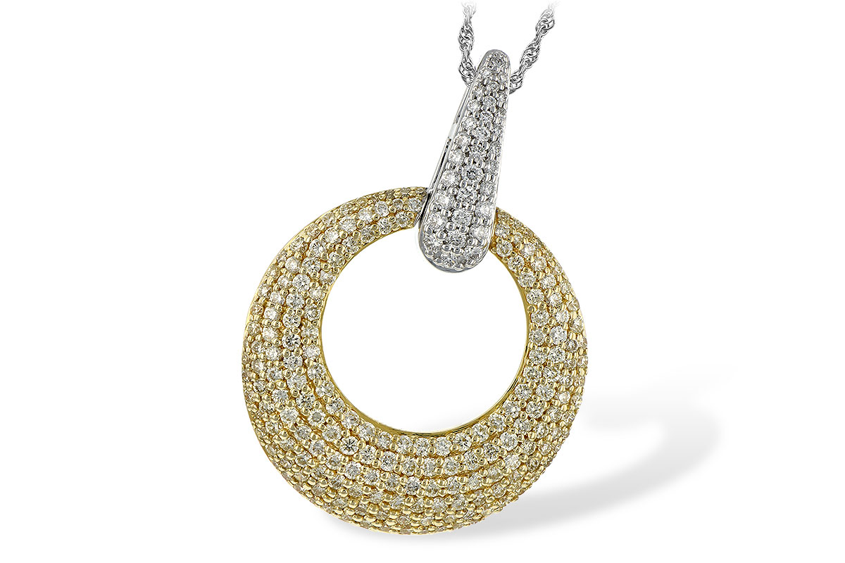 D234-85438: NECK 1.64 YELLOW DIAS 1.90 TW