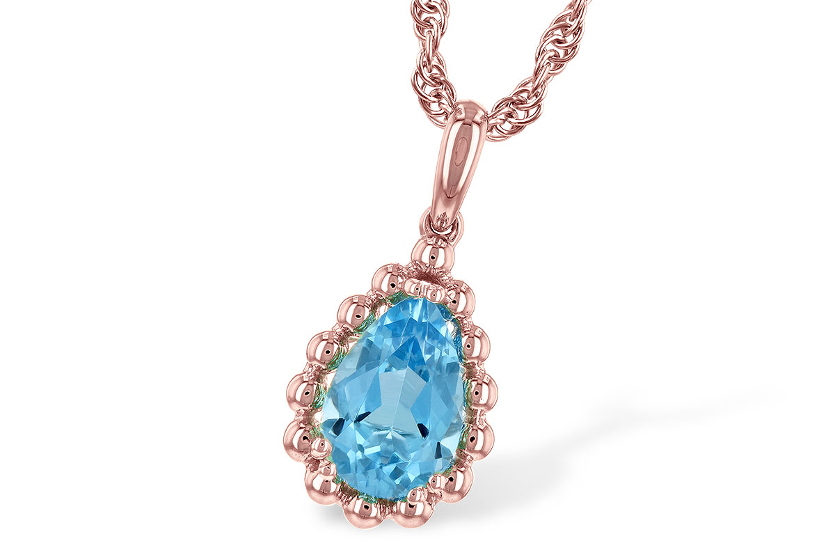 D234-86347: NECKLACE 1.55 CT BLUE TOPAZ