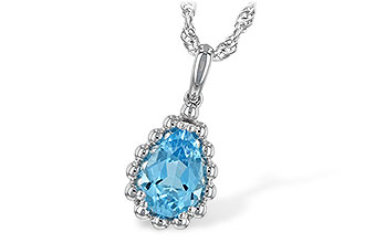 D234-86347: NECKLACE 1.55 CT BLUE TOPAZ