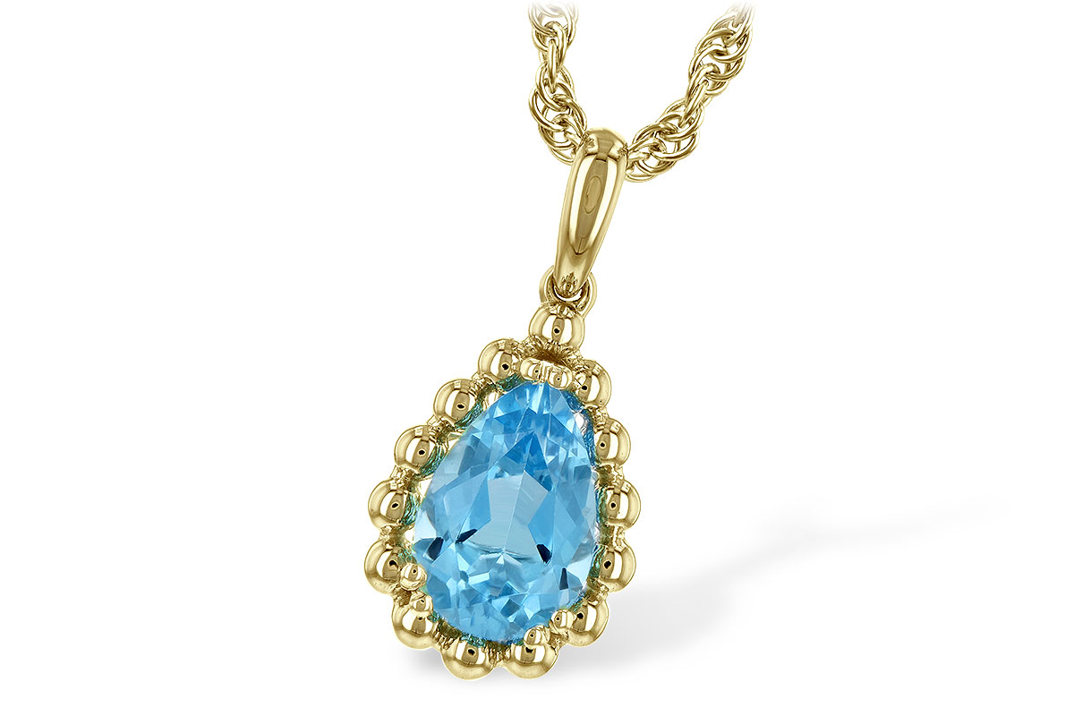 D234-86347: NECKLACE 1.55 CT BLUE TOPAZ