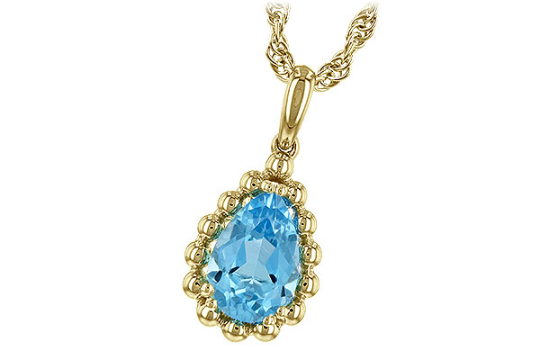 D234-86347: NECKLACE 1.55 CT BLUE TOPAZ