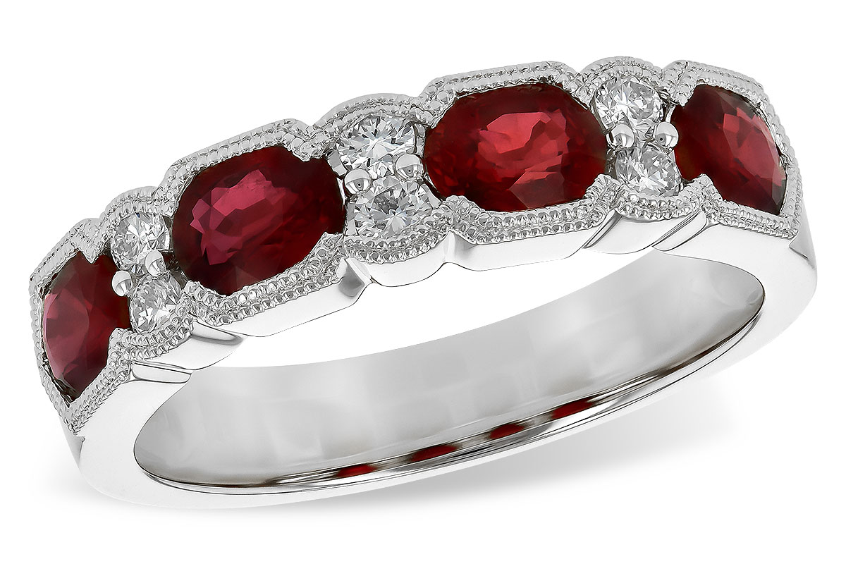 D235-75429: LDS WED RG 1.66 RUBY 1.84 TGW (5x4MM RUBY)