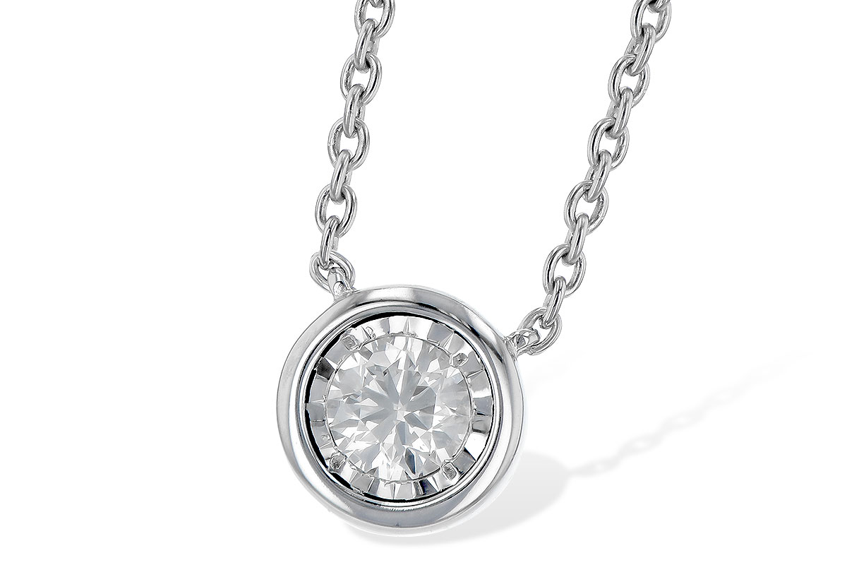 D318-46302: NECKLACE .24 BR (18")