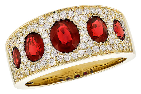 D318-49929: LDS WED RG 1.60 TW RUBY 2.00 TGW
