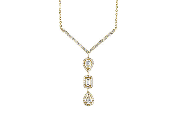 D318-49938: NECK .04 BAGUETTE .50 TW (18")