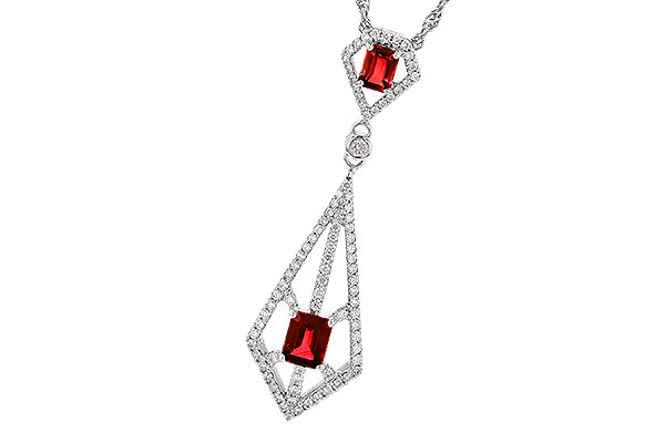 D318-49966: NECK .63 TW RUBY .93 TGW