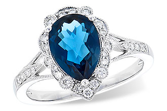 D318-52711: LDS RG 2.25 LONDON BLUE TOPAZ 2.47 TGW (10x7 PS)