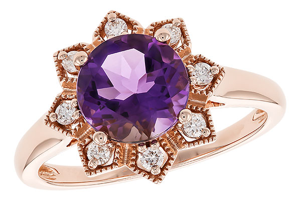 D319-41811: LDS RG 1.70 AMETHYST 1.84 TGW (8MM RD)