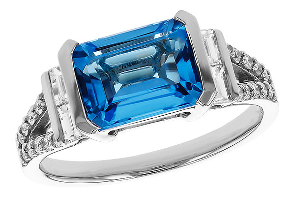 D319-43575: LDS RG 2.64 BLUE TOPAZ 3.00 TGW (9x7MM BT)