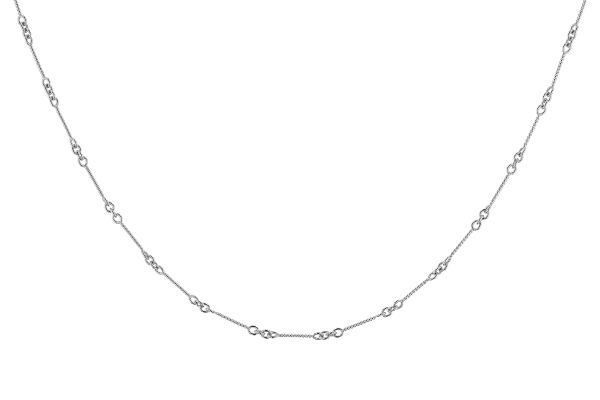 D320-28102: TWIST CHAIN (16IN, 0.8MM, 14KT, LOBSTER CLASP)