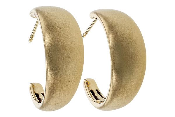 D320-29947: GOLD EARRINGS (24MM)