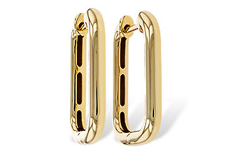 D320-34538: GOLD EARRINGS (23MM)