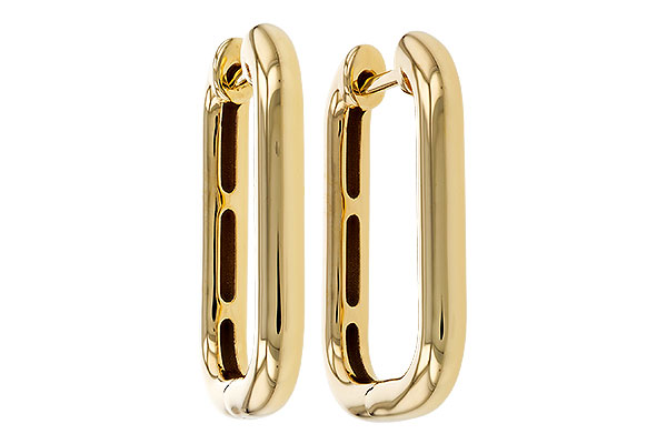 D320-34538: GOLD EARRINGS (23MM)