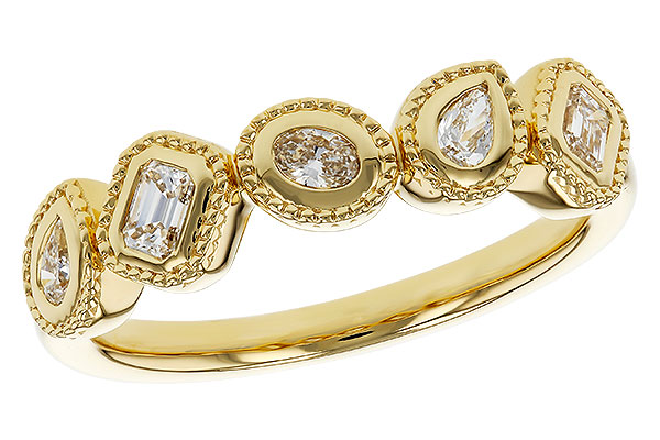 D320-35438: LDS DIA WED RG .34 TW FANCY CUT DIAS