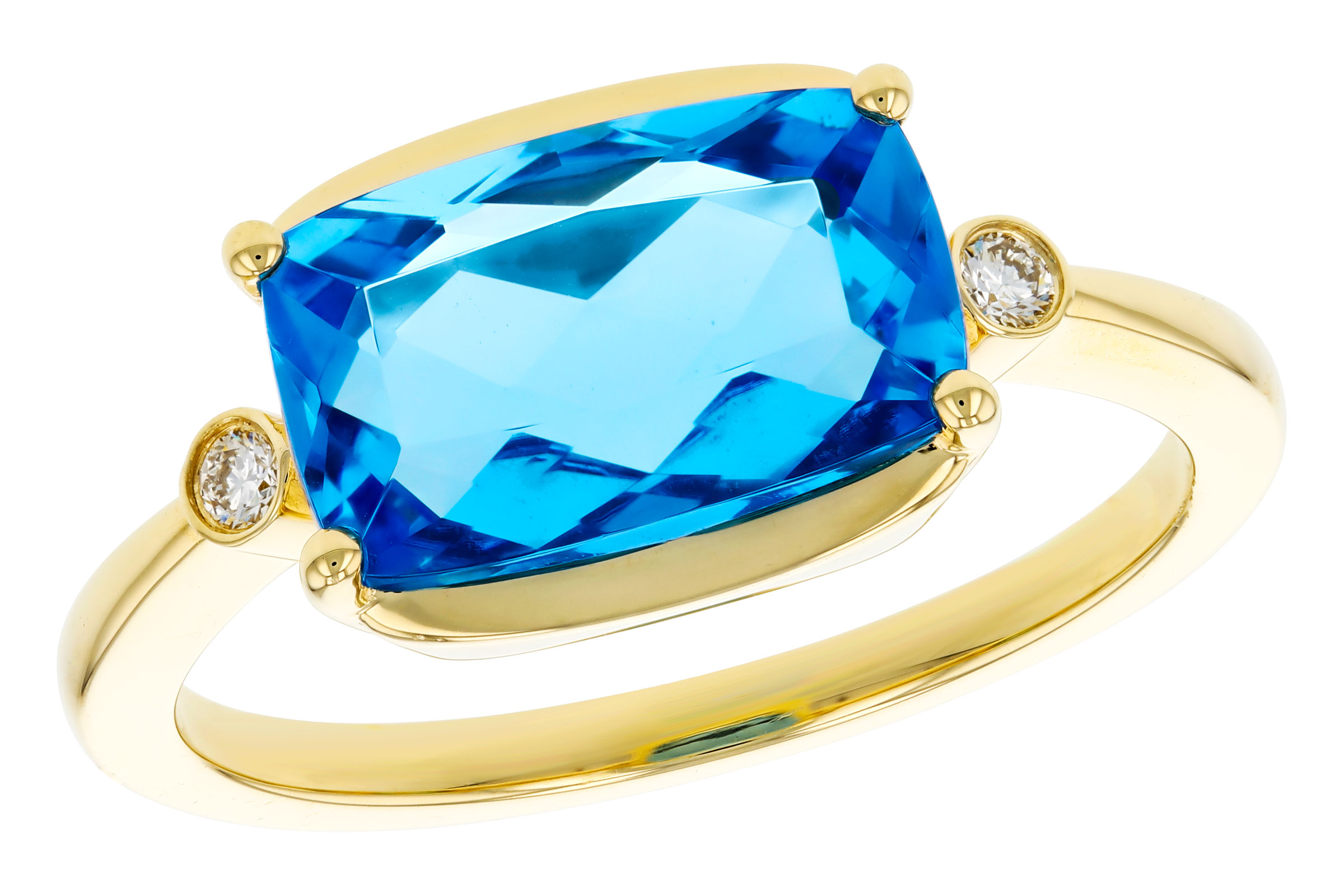 D321-20829: LDS RG 2.88 BLUE TOPAZ 2.92 TGW (11x7MM BT)