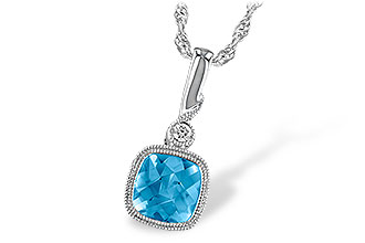 E232-16311: NECK 1.03 BLUE TOPAZ 1.05 TGW