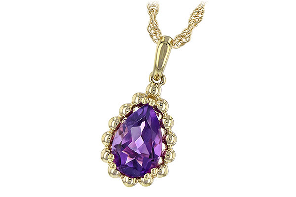 E234-86338: NECKLACE 1.06 CT AMETHYST