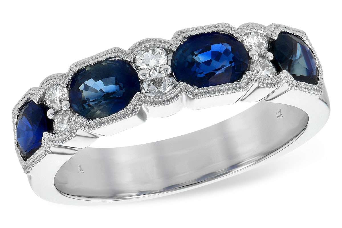 E234-90893: LDS WED RG 1.72 SAPPHIRE 1.90 TGW (5x4MM SAPP)