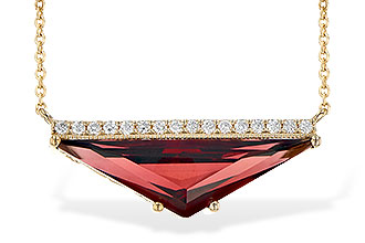 E235-79047: NECK 2.85 GARNET 2.95 TGW