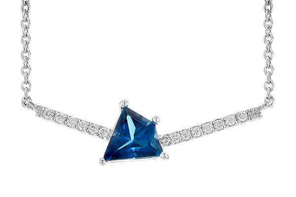 E235-79920: NECK .87 LONDON BLUE TOPAZ .95 TGW