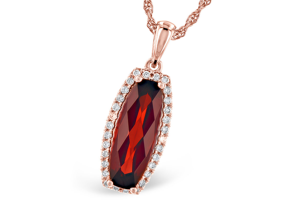 E318-48156: NECK 1.75 GARNET 1.87 TGW