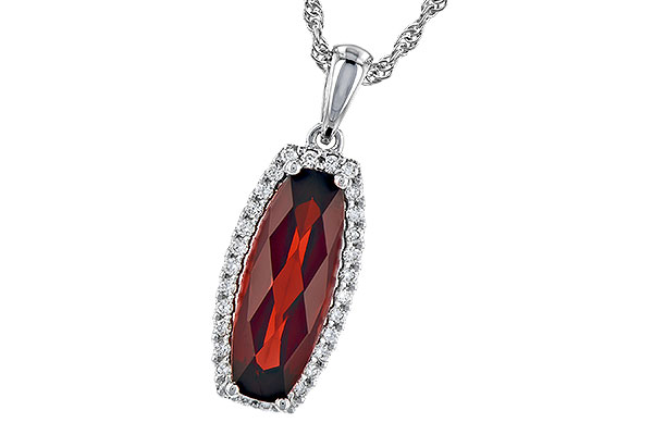 E318-48156: NECK 1.75 GARNET 1.87 TGW