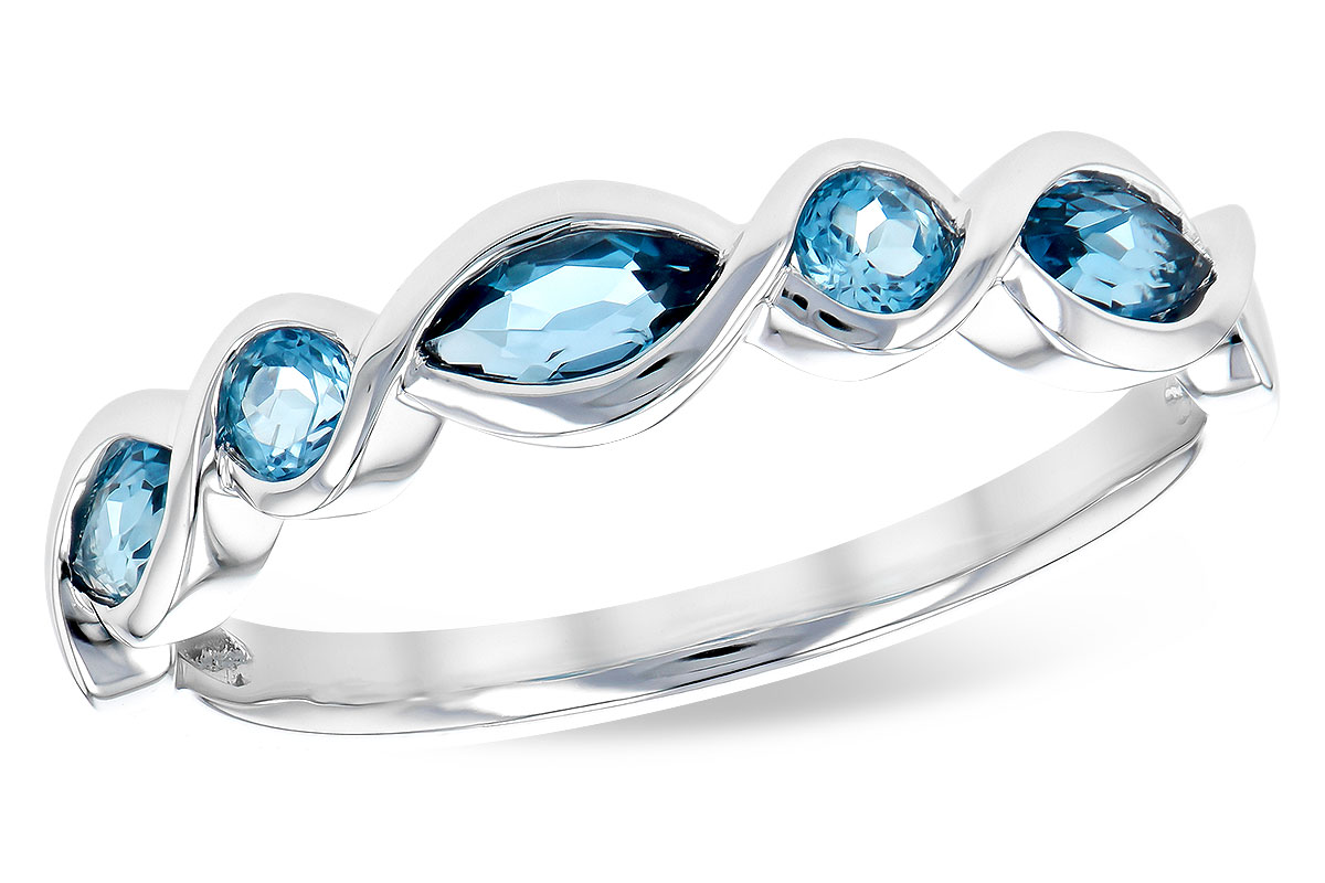 E318-49047: LDS RG .60 TW BLUE TOPAZ