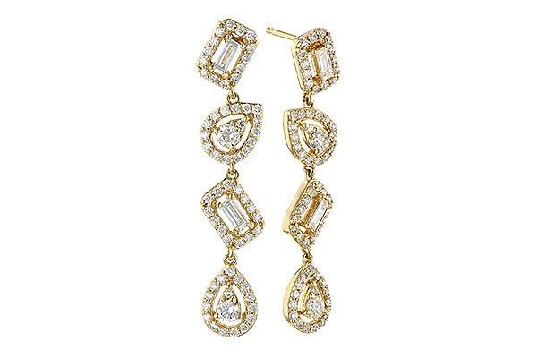 E318-49929: EARR .12 TW BAGUETTES .70 TW