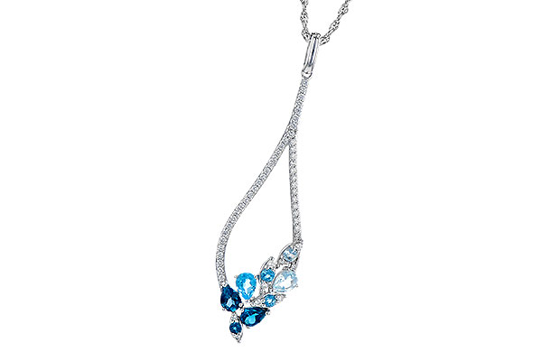 E318-49947: NECK .82 BLUE TOPAZ 1.05 TGW