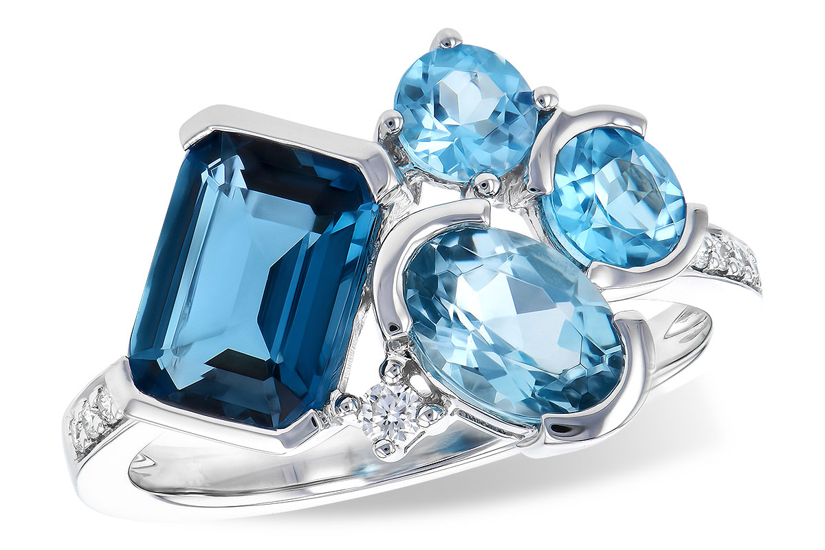 E318-52675: LDS RG 3.08 BLUE TOPAZ TW 3.15 TGW