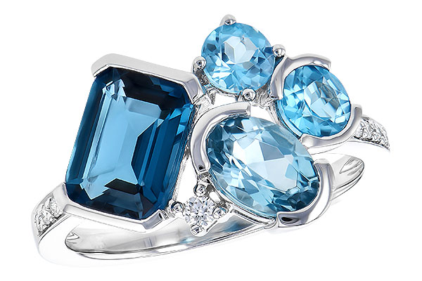 E318-52675: LDS RG 3.08 BLUE TOPAZ TW 3.15 TGW