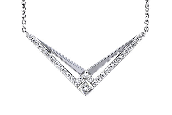 E318-53593: NECKLACE .22 TW