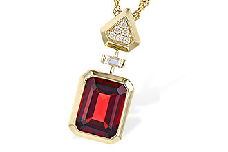 E318-54484: NECK 2.70 GARNET 2.78 TGW