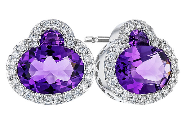 E319-38129: EARR 1.99 TW AMETHYST 2.20 TGW