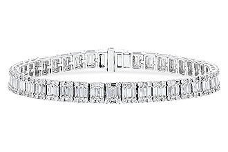 E319-39056: BRACELET 2.72 TW BAGUETTES 4.10 TW