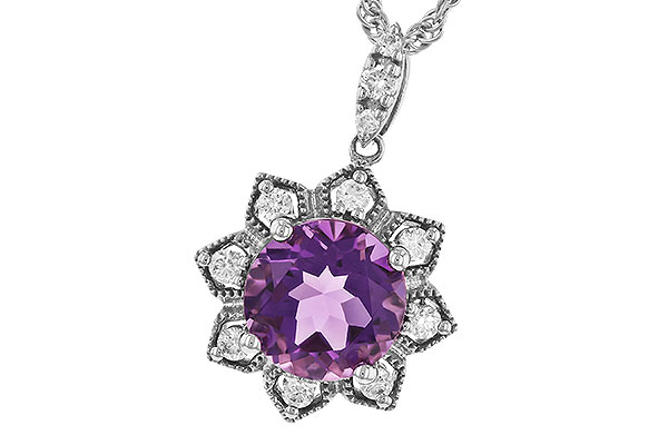 E319-41811: NECK 1.70 AMETHYST 1.87 TGW (8MM RD)