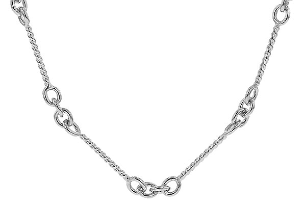 E319-42711: TWIST CHAIN (8", 0.8MM, 14KT, LOBSTER CLASP)