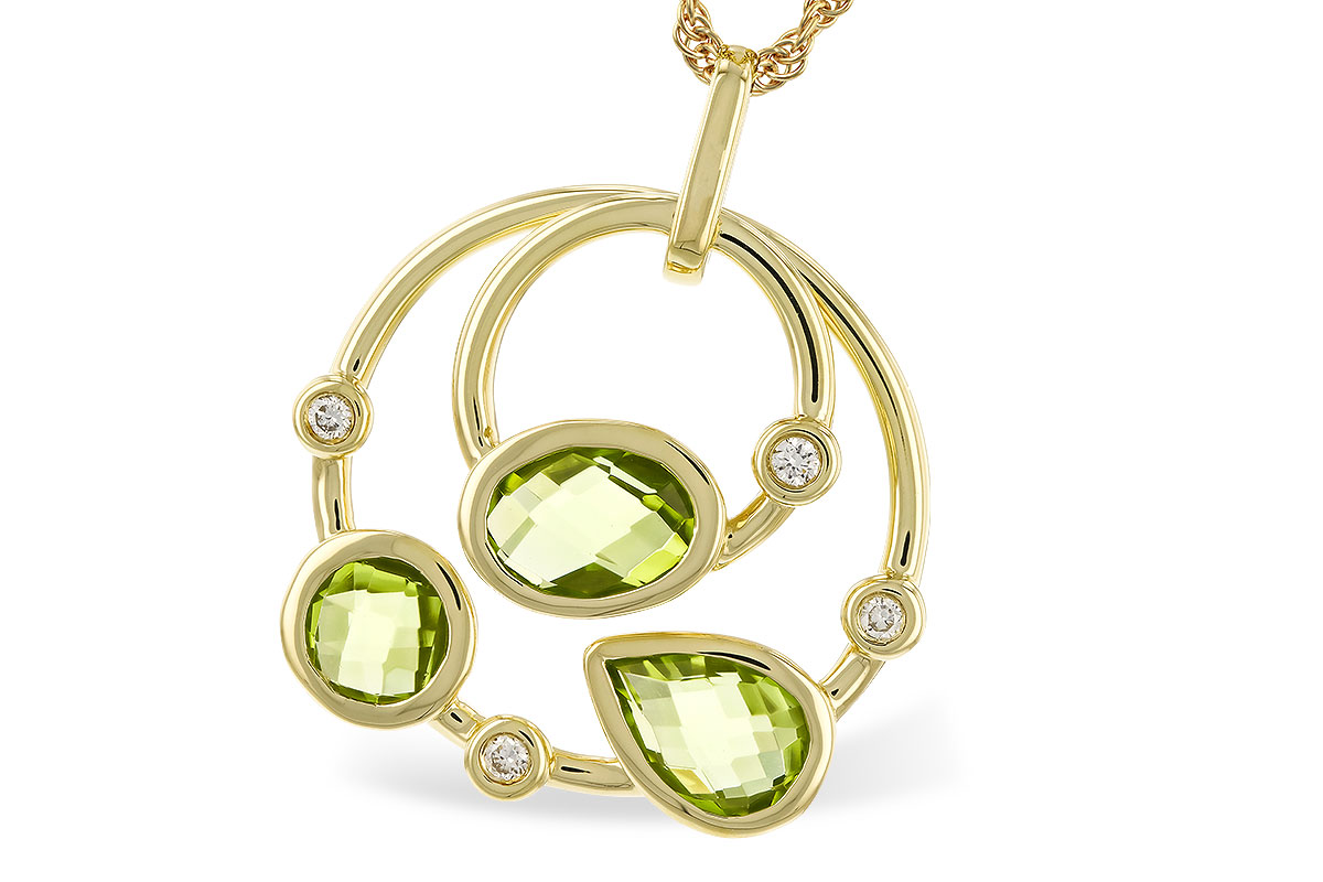 E320-28102: NECKLACE 2.20 PERIDOT 2.26 TGW