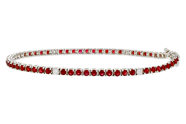 E320-29084: BRACELET 3.04 RUBY 3.29 TGW (7")